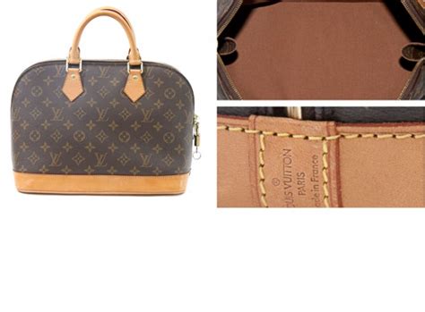 louis vuitton alma real vs fake|louis vuitton alma bag hardware.